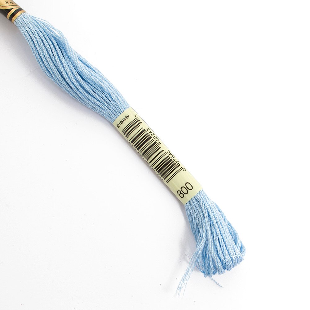Sewing Supplies, Art & School, DMC, 6 strand, Embroidery floss, 50171, Pale Delft Blue